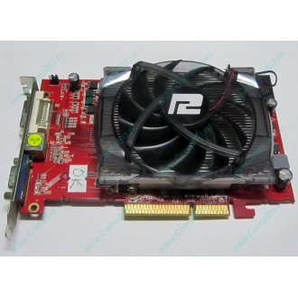 Б/У видеокарта 1Gb ATI Radeon HD4670 AGP PowerColor R73KG 1GBK3-P (Балаково)